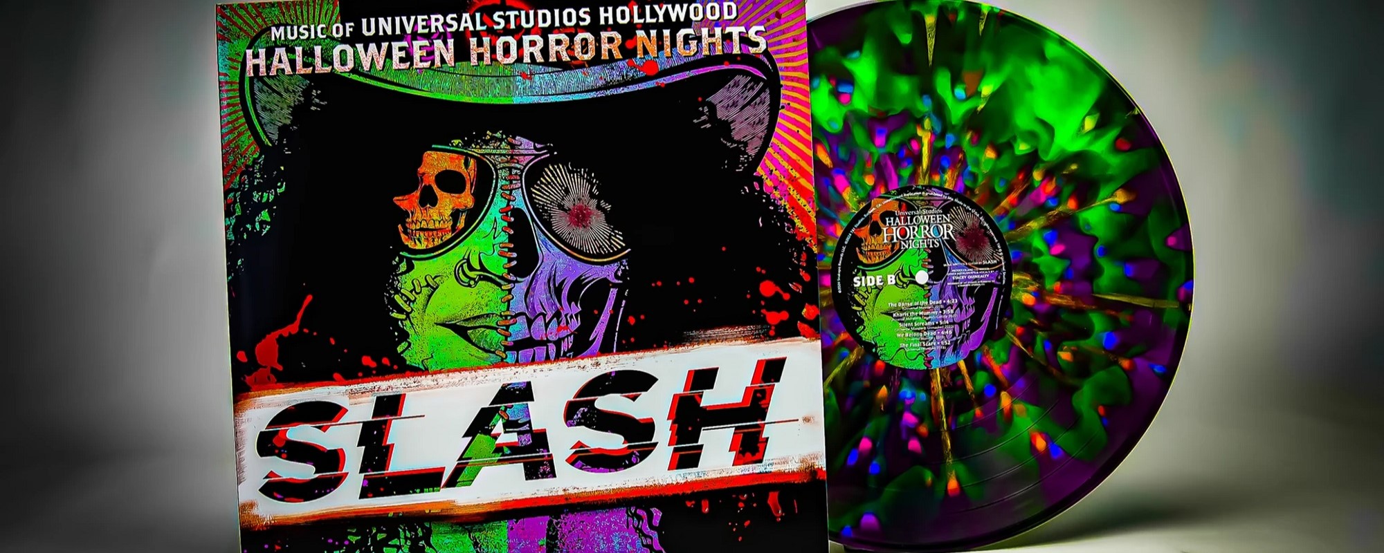 Slash lança LP de vinil de edição limitada com a música assustadora que ele gravou para as casas assombradas anuais da Universal Studios