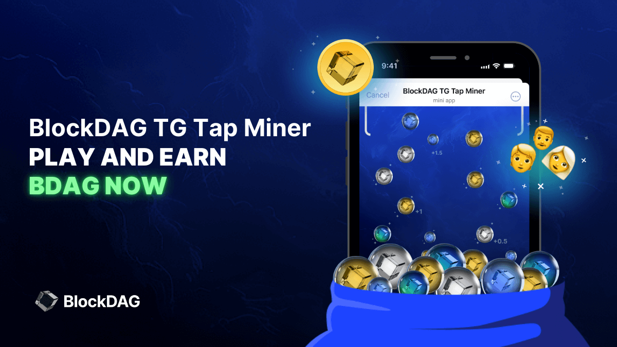 TG Tap Miner BlockDAG redefine os jogos criptográficos móveis com grandes recompensas! Notícias sobre imutável (IMX) e FLOKI